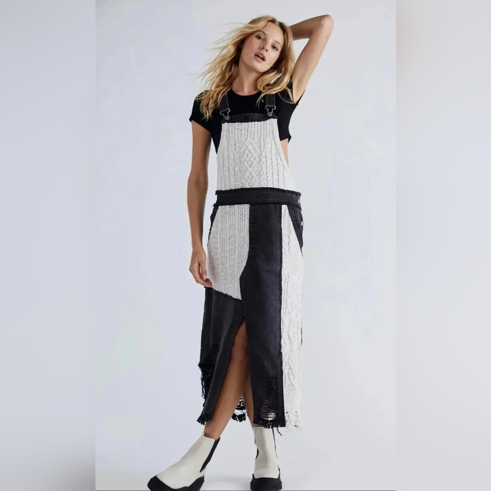 BRAND NWOT FREE PEOPLE WE THE FREE BRIGHTON OVERALL SKIRTALL, LARGE